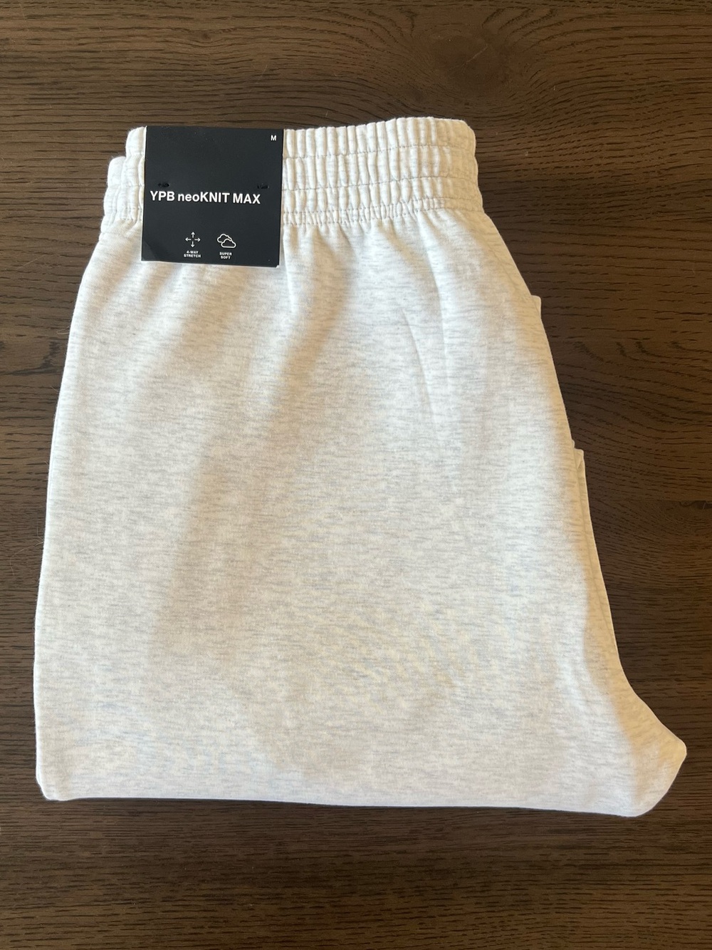 Abercrombie & Fitch Light Gray Track Joggers neoKNIT Max Pants